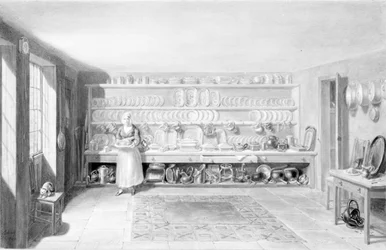 Kuchnia Artysty przy ulicy Franciszka, 1846 r.